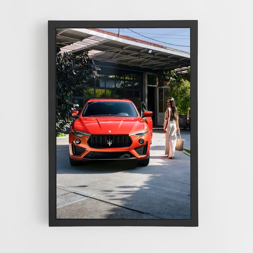 Poster Vers la Vitesse – affiche Maserati (vue 2)